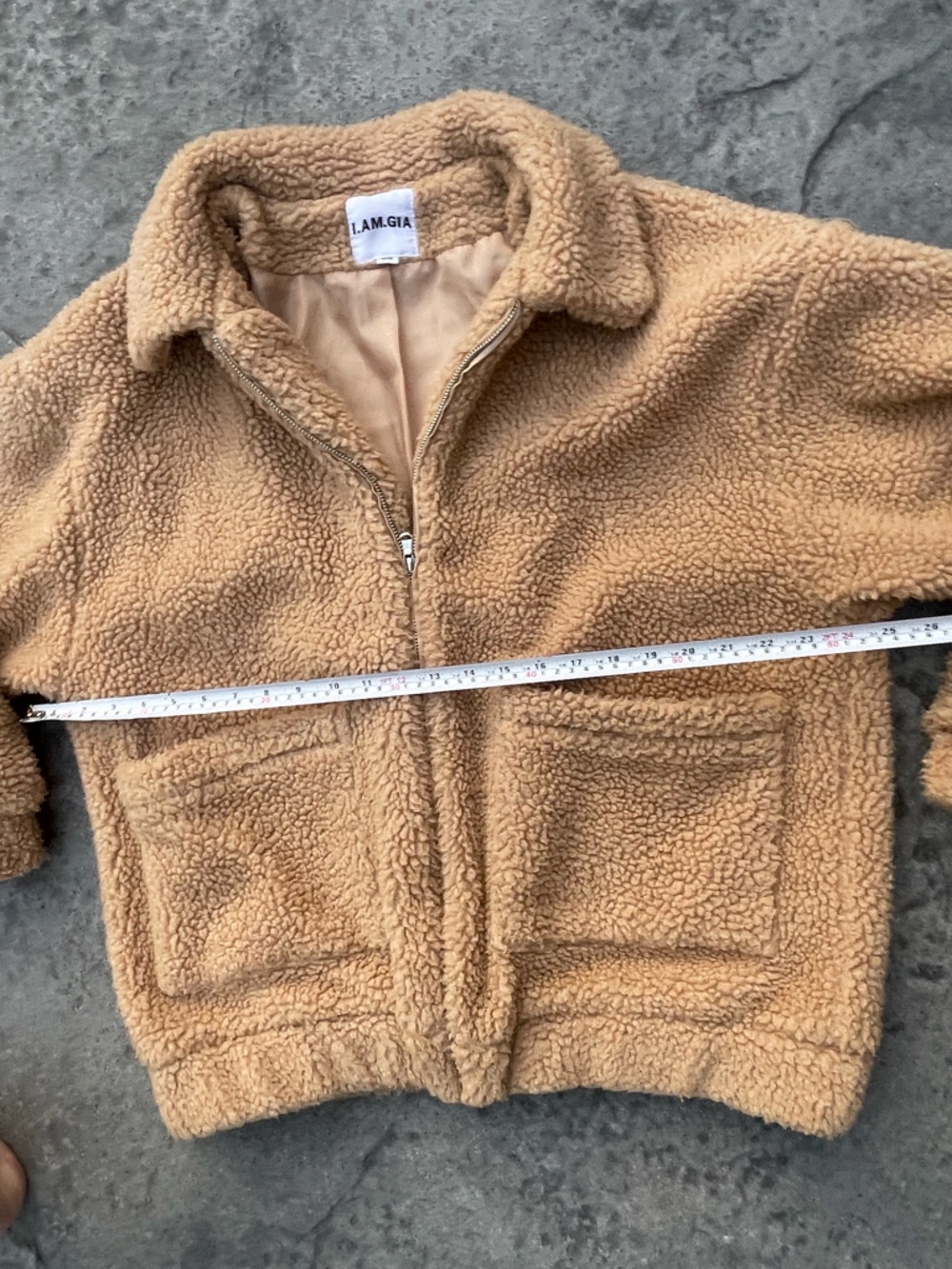 I.AM.GIA Teddy Sherpa Jacket in Camel - Picture 5 of 8